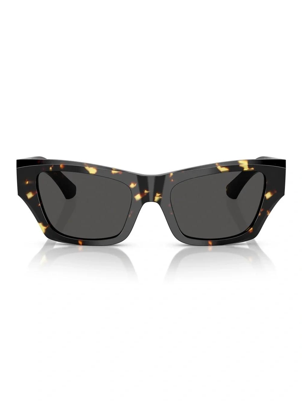 Burberry Black Tortoise Square Cat-Eye Sunglasses
